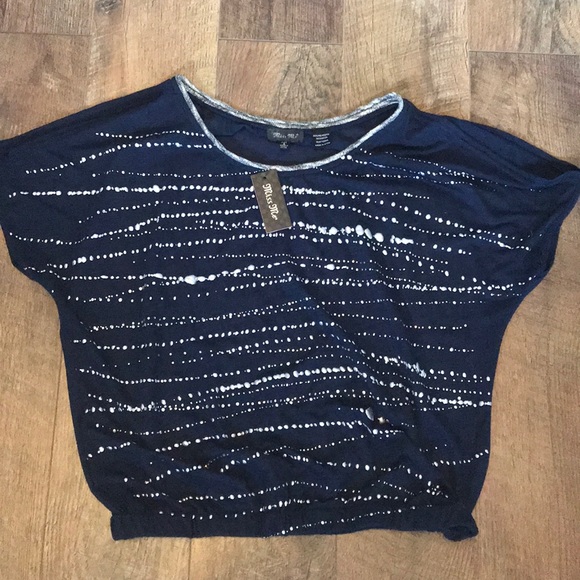 NWT!! Miss Me Cold Shoulder Top - Picture 1 of 4